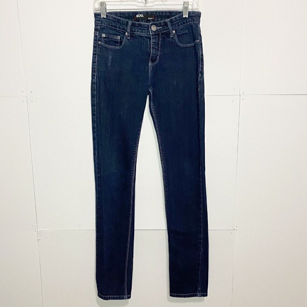 BDG Urban Outfitters Womens Jeans Skinny Mid-Rise Dark Wash Size 27x32.5